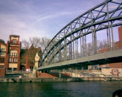 Siemens-Brücke am Kraftwerk