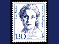 Lise Meitner - Briefmarke der Deutschen Post - Lise-Meitner-Straße
