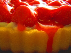 Erdbeer-Torte Kuchen Brötchen